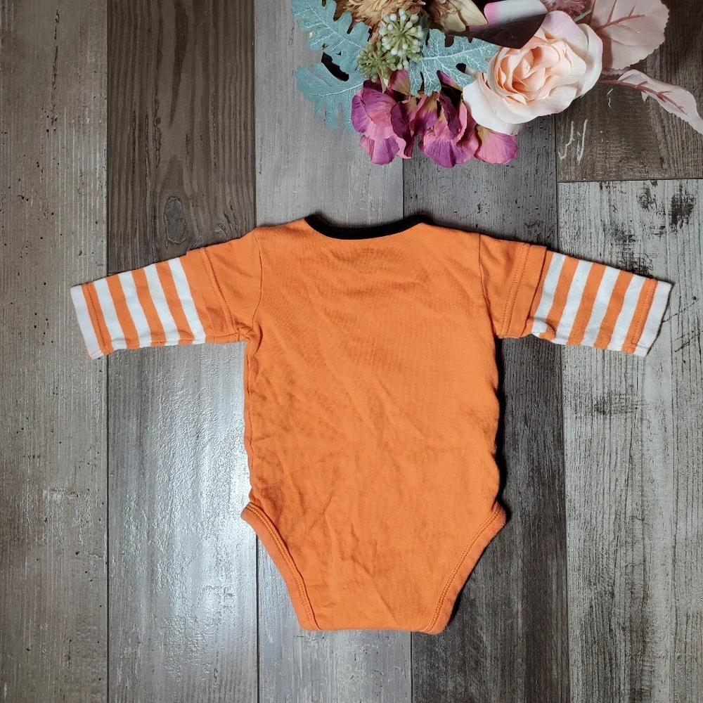 Carter's Size 3m Orange Long Sleeve Striped 